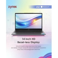 Zyrex LifeBook N4020/8GB/384GB* SSD/Windows 11 Ori + Asuransi Qoala 1 Tahun